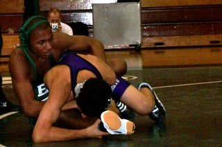 East Brunswick Wrestling Fabian Pleasant - click for larger image