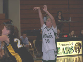 East Brunswick Candice Green makes a shot