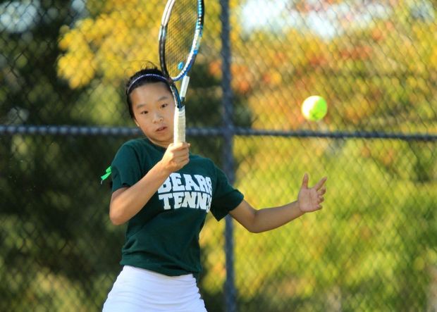 Girls tennis: East Brunswick, South Brunswick share lead at Greater Middlesex Conference Tournament - NJ.com